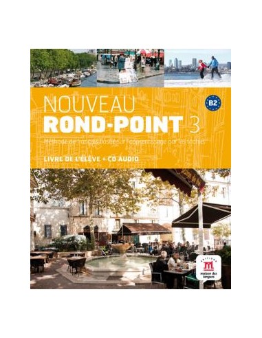 Nouveau-Rond-Point-3-B2-Livre-de-l-élève-CD