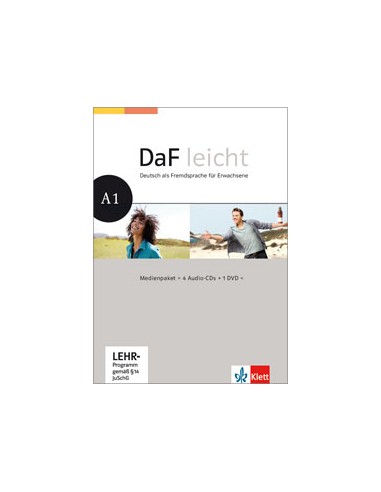 DaF leicht A1, Medienpaket (4 Audio-CDs + DVD)