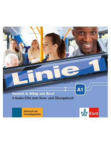 Linie 1 (A1), 4 Audio-CDs zum Kurs- und Übungsbuch