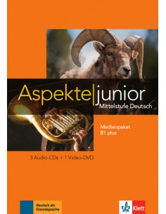Aspekte-junior-B1plus-Medienpaket-3-Audio-CDs-+-1-Video-DVD