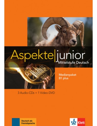 Aspekte-junior-B1plus-Medienpaket-3-Audio-CDs-+-1-Video-DVD