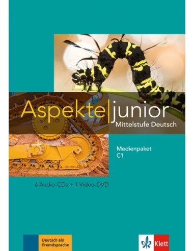 Aspekte-junior-C1-Medienpaket-5-Audio-CDs-+-1-Video-DVD