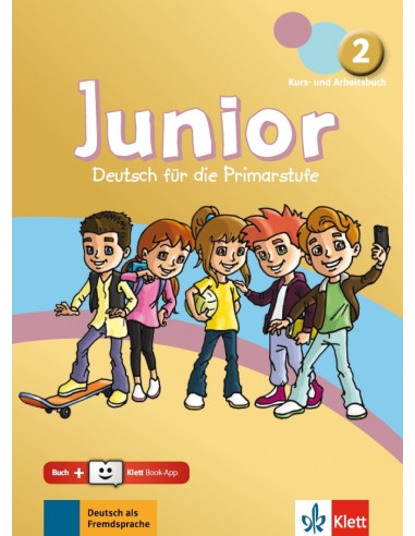 Junior-2-Kurs-und-Arbeitsbuch-Online-Hörmaterial-Klett-Book-App-Code-για-12μηνη-χρήση