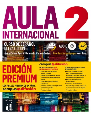 Aula-internacional-2-Nueva-edición,-Libro-del-alumno-+-Edición-Premium