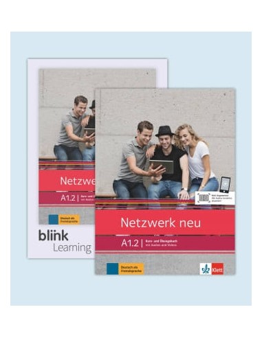 Netzwerk-neu-A1.1-Media Bundle-Kurs-Übungsbuch-mit-Audios/Videos-Lizenzcode-BlinkLearning-mit-LMS