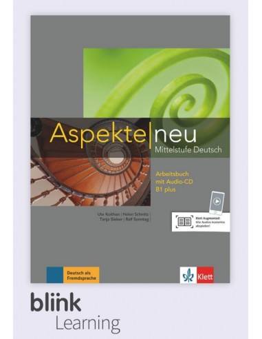 Aspekte neu B1+ - Lizenzcode BlinkLearning: digitale Ausgabe mit LMS (Unterrichtende, 3 Jahre) Arbeitsbuch + interakt. Übungen