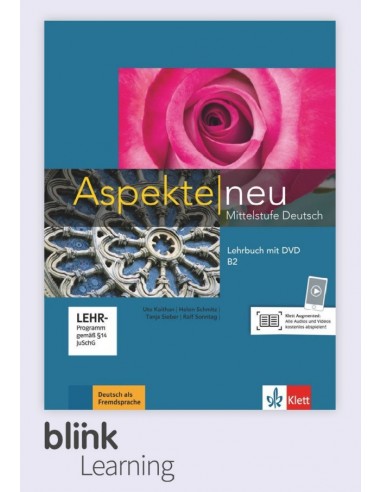 Aspekte neu B2 - Lizenzcode BlinkLearning: digitale Ausgabe mit LMS (Unterrichtende, 3 Jahre) Lehrbuch mit Audios/Videos