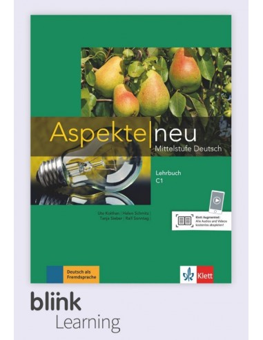 Aspekte neu C1 - Lizenzcode BlinkLearning: digitale Ausgabe mit LMS (Unterrichtende, 3 Jahre) Lehrbuch mit Audios/Videos