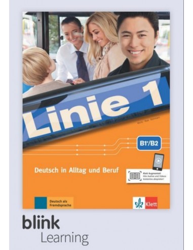 Linie 1 B1+/B2 - Lizenzcode BlinkLearning: dig. Ausgabe mit LMS (Lernende, 1 Jahr) Kurs- und Übungsbuch + Audios/Videos