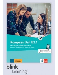 Kompass-DaF-B2.1-Digitale Ausgabe-BlinkLearning
Lizenzcode-Kurs-Übungsbuch