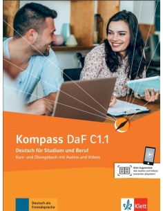 Kompass-DaF-C1.1-Kurs-und-Übungsbuch-mit-Audios-und-Videos