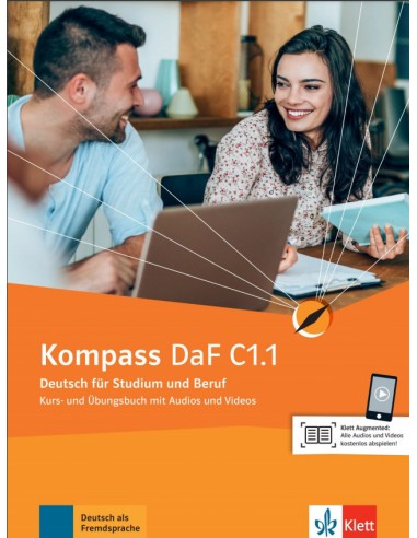 Kompass-DaF-C1.1-Kurs-und-Übungsbuch-mit-Audios-und-Videos