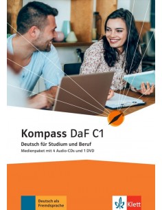 Kompass-DaF-C1-Medienpaket-4-Audio-CDs-1-DVD