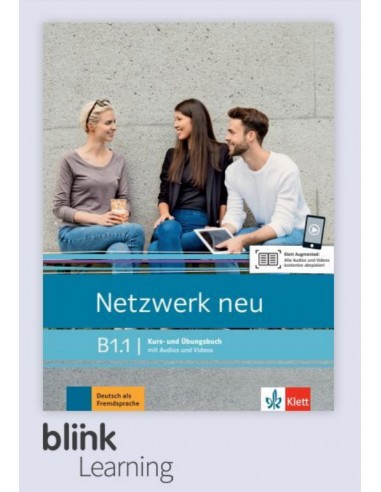 Netzwerk-neu-B1.1-Digitale-Ausgabe-BlinkLearning-Lizenzcode-Kursbuch-mit-Audios/Videos