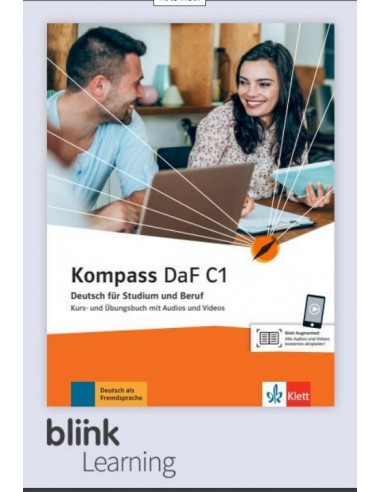 Kompass-DaF-C1-Digitale-Ausgabe-BlinkLearning-Lizenzcode-
Kurs-Übungsbuch-mit-Audios/Videos-interaktiven-Übungen