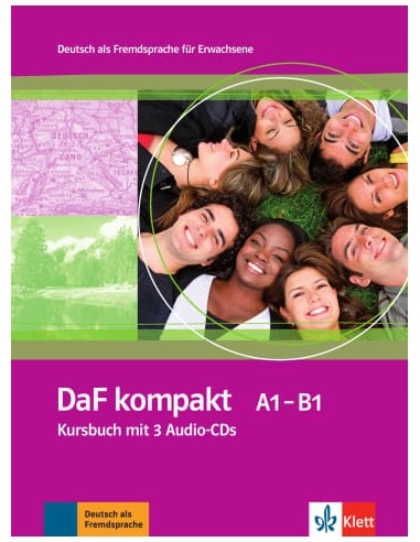 DaF kompakt A1-B1, Kursbuch mit 3 Audio-CDs