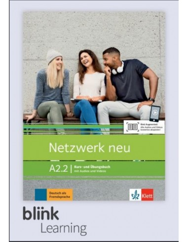 Netzwerk-neu-A2.2-Digitale-Ausgabe-BlinkLearning-Lizenzcode-Kursbuch-mit-Audios/Videos