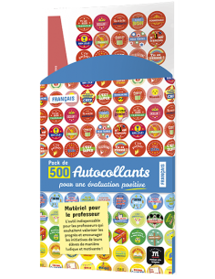 Pack-de-500-autocollants-pour-l-évaluation-en-français
