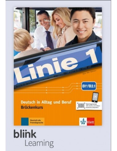 Linie 1 B1+/B2.1 - Lizenzcode BlinkLearning: digitale Ausgabe mit LMS (Lernende, 14 Monate) Kurs- und Übungsbuch + Audios/Videos