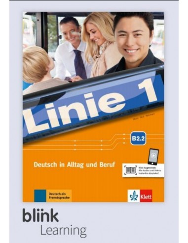 Linie 1 B2.2 - Lizenzcode BlinkLearning: dig. Ausgabe mit LMS (Lernende, 1 Jahr) Kurs- und Übungsbuch + Audios/Videos