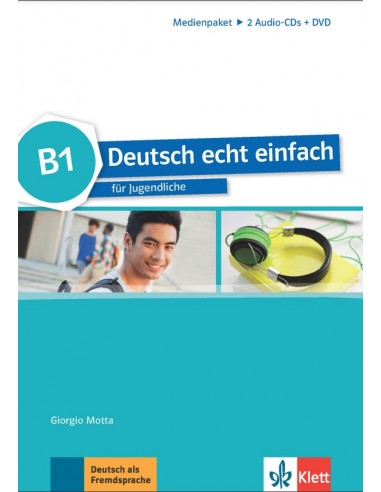 Deutsch-echt-einfach-B1-Medienpaket-2-Audio-CDs-1-DVD