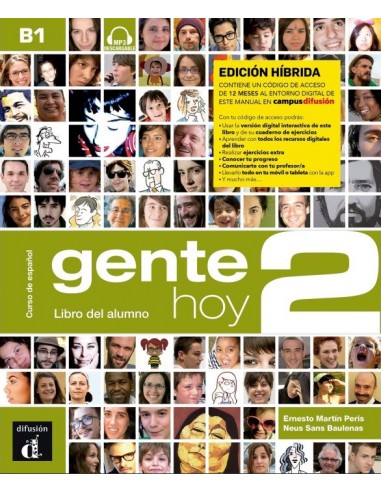 Gente-hoy-2-Edición-híbrida-Libro-del-alumno-+-mp3