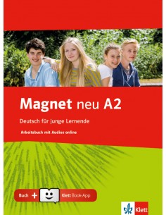 Magnet-neu-A2-Arbeitsbuch-mit-Audios-Klett-Book-App-Code-για-12μηνη-χρήση