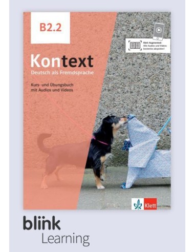 Kontext B2.2 - Lizenzcode BlinkLearning: dig. Ausgabe LMS (Lernende, 14 Monate) Kurs- Übungsbuch + interakt. Übungen