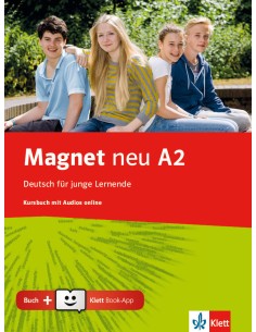 Magnet-neu-A2-Kursbuch-mit-Audios-Klett-Book-App-Code-για-12μηνη-χρήση