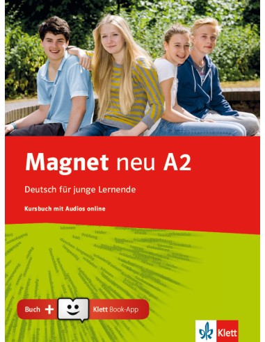 Magnet-neu-A2-Kursbuch-mit-Audios-Klett-Book-App-Code-για-12μηνη-χρήση