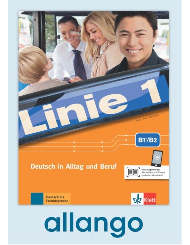 Linie-1-B1+/B2-Digitale-Ausgabe-allango-Lizenzschlüssel-Kurs-und-Übungsbuch-mit-Audios-und-Videos