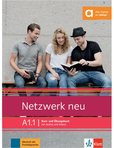 Netzwerk-neu-A1.1-Kurs-und-Übungsbuch-mit-Audios-und-Videos-online