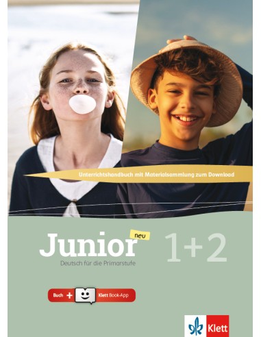Junior neu 1 & 2, Unterrichtshandbuch mit Materialsammlung zum Download + Klett Book-App Code (12μηνη χρήση)