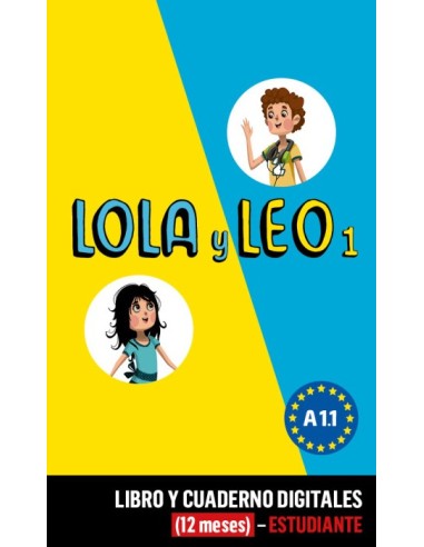 Lola y Leo 1 Libro y Cuaderno digitales (12 meses) - Estudiante