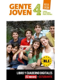 Gente-Joven-N.E.-4-Libro-y-Cuaderno digitales-Estudiante
