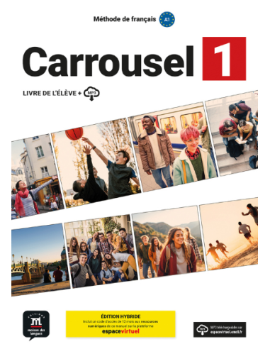 Carrousel 1 – Édition hybride – Livre de l’élève