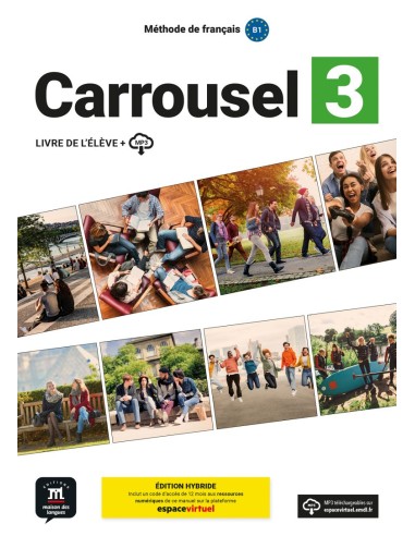 Carrousel 3 – Édition hybride – Livre de l’élève