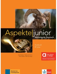 Aspekte-junior-B1plus-Hybride-Ausgabe-allango-Kursbuch-mit-Audios-und-Videos-online