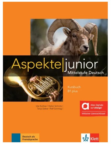 Aspekte-junior-B1plus-Hybride-Ausgabe-allango-Kursbuch-mit-Audios-und-Videos-online