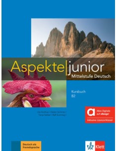 Aspekte-junior-B2-Hybride-Ausgabe-allango-Kursbuch-mit-Audios-und-Videos online
