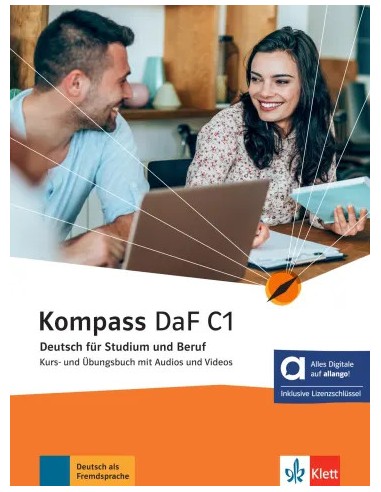 Kompass DaF C1- Hybride Ausgabe allango - Kurs- und Übungsbuch mit Audios und Videos