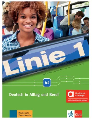 Linie-1-A2-Kurs-&-Übungsbuch-mit-Audios-&-Videos-Hybride-Ausgabe-allango