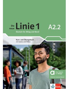 Die-neue-Linie-1-A2-2-Kurs-&-Übungsbuch-Hybride-Ausgabe