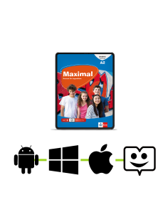 Maximal-A2-Kursbuch-Lizenzcode-Klett-Βοοk-App-digitale-interaktive-Ausgabe-mit-LMS-12μηνη-χρήση