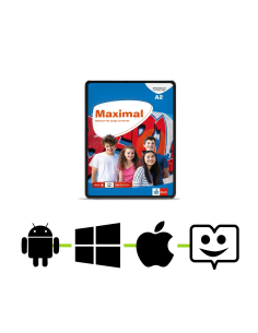 Maximal-A2-Arbeitsbuch-Lizenzcode-Klett-Βοοk-App-digitale-interaktive-Ausgabe-mit-LMS-12μηνη-χρήση