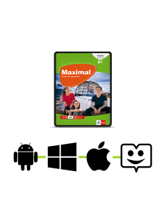 Maximal-B1-Kursbuch- Lizenzcode-Klett-Βοοk-App-digitale-interaktive-Ausgabe-mit-LMS-12μηνη-χρήση