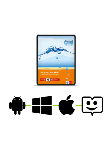 Klipp-und-Klar-A1-B1-Übungsgrammatik-Lizenzcode-Klett-Βοοk-App-digitale-interaktive-Ausgabe-mit-LMS-12μηνη-χρήση