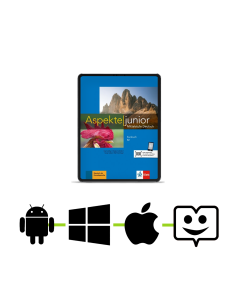 Aspekte-junior-B2-Kursbuch-Lizenzcode-Klett-Βοοk-App-digitale-interaktive-Ausgabe-mit-LMS-12μηνη-χρήση