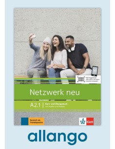 Netzwerk-neu-A2.1 -Digitale-Ausgabe-allango
Lizenzschlüssel-Kurs-und-Übungsbuch-mit-Audios-und-Videos