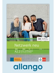 Netzwerk-neu-A2.2 -Digitale-Ausgabe-allango
Lizenzschlüssel-Kurs-und-Übungsbuch-mit-Audios-und-Videos